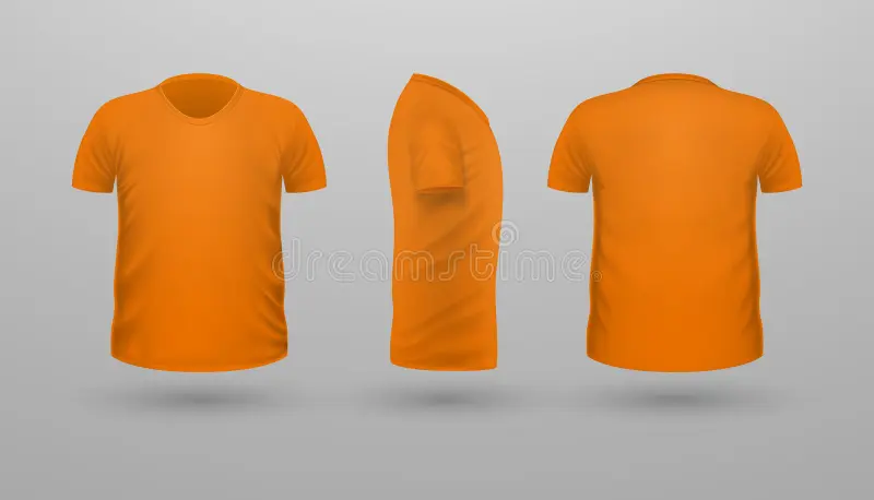 1. Classic Cotton Oversized orange T-Shirt