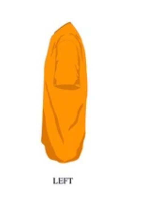 1. Classic Cotton Oversized orange T-Shirt - Image 3