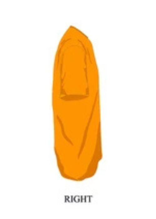 1. Classic Cotton Oversized orange T-Shirt - Image 4