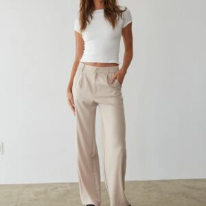 Women’s Off-White Colour Trouser